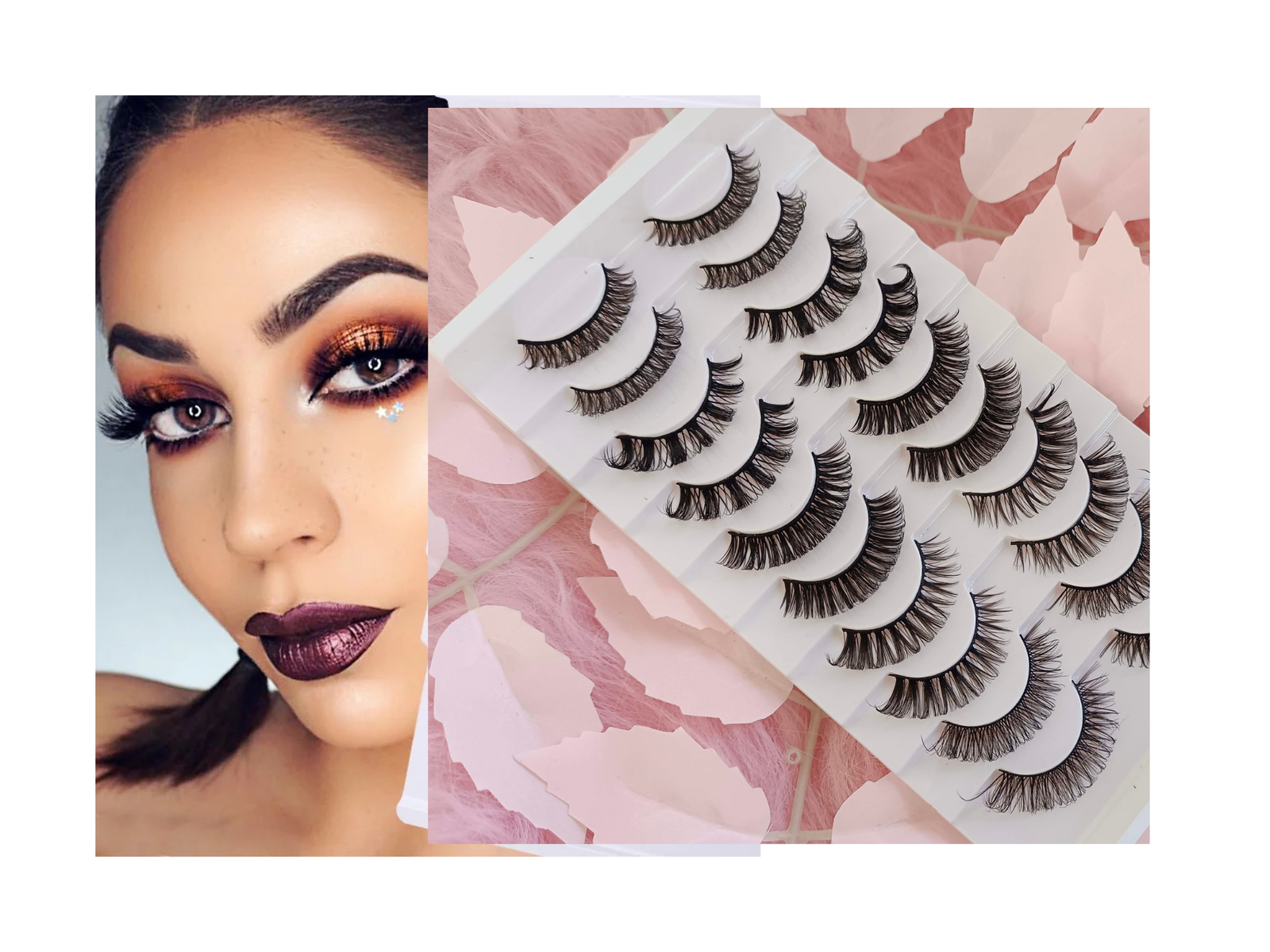 10 PAIRS MIXED EYELASHES