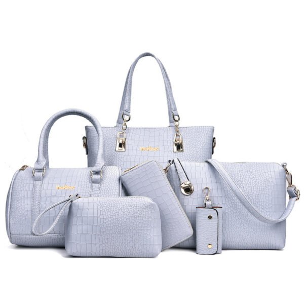 Versatile Snakeskin Pattern Bags Multi-Piece Sets - Image 3