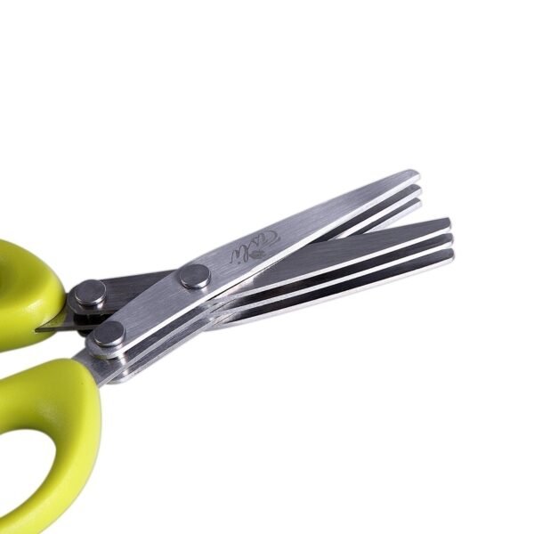 Multifunctional Scissors Stainless Steel Onion Cutting Knife Herb Spice Kitchen Scissor - Image 10