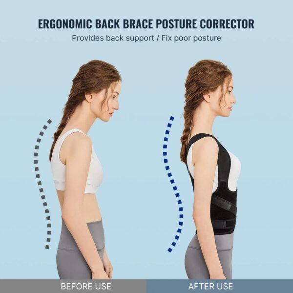 Back Posture Correction Belt Invisible Anti-Humpback Orthotics Band - Image 6